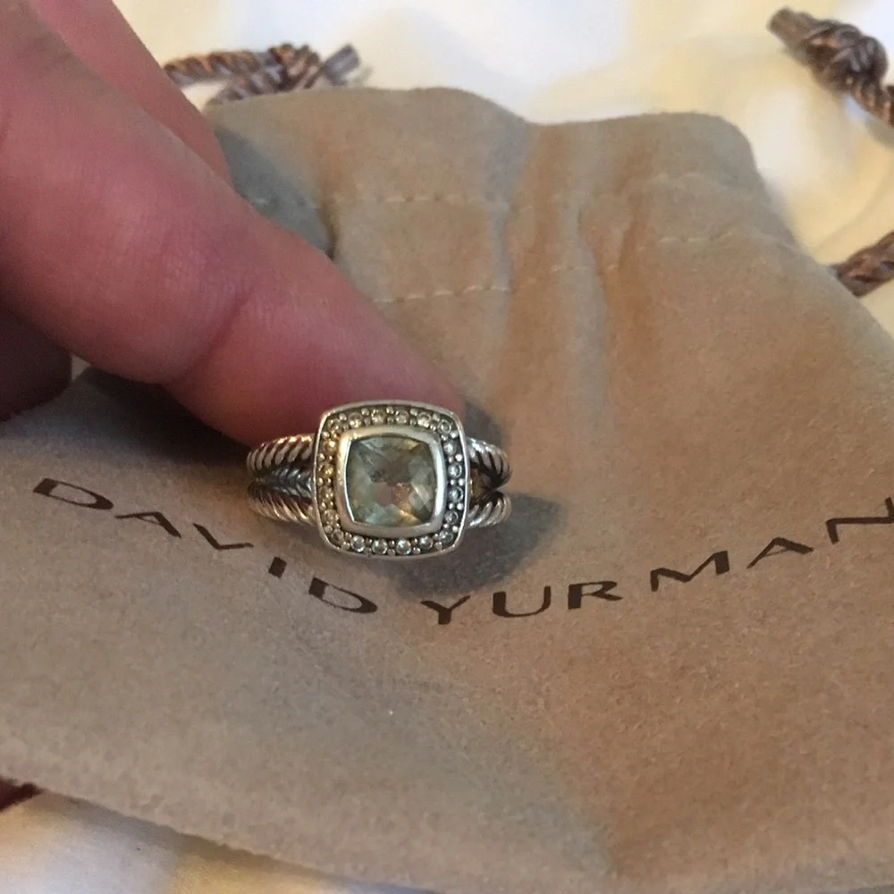 David Yurman, Prasiolite ring - Picture 3 of 4